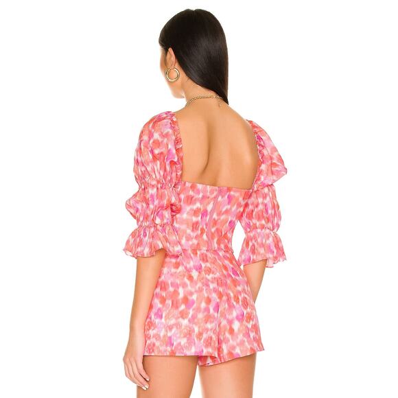 Amanda Uprichard Antoinette Top Rosato - Picture 3 of 10